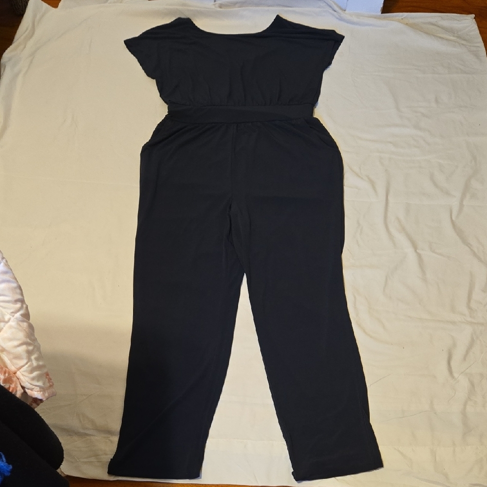 G by Giuliana Black Jumpsuit